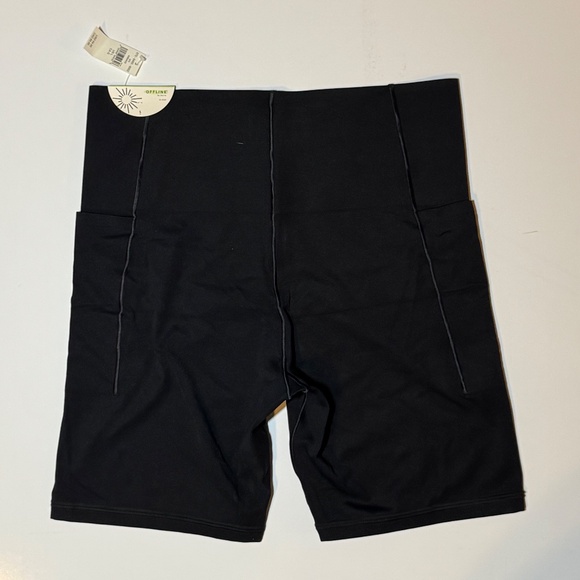 OFFLINE By Aerie Real Me XTRA Hold Up! Pocket 7" Bike Short NEW WITH TAGS - Picture 8 of 10